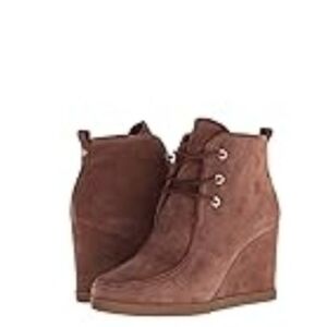 Michael Kors Tamata Lace-Up Wedge Boots